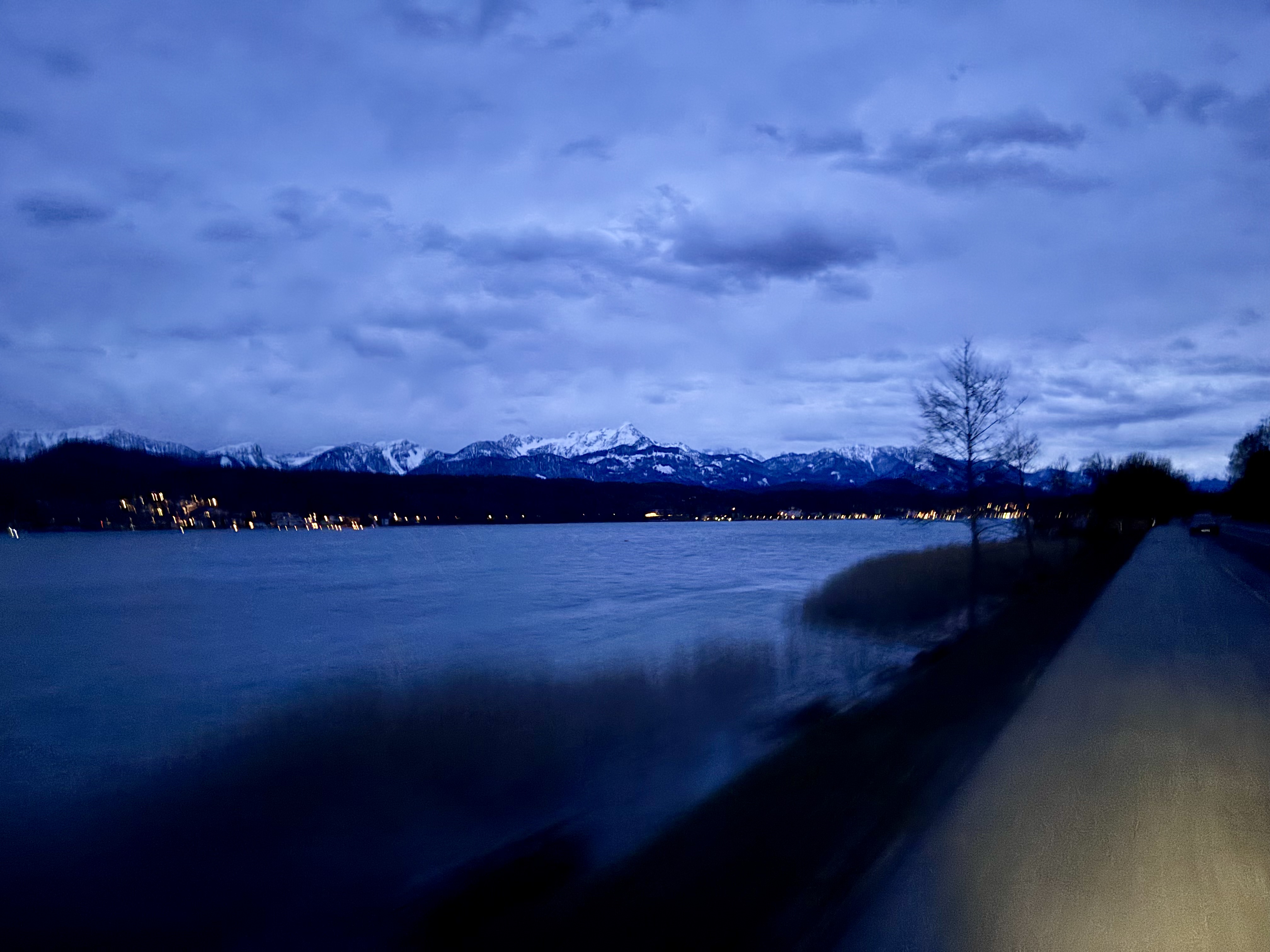 Cycling at night has a quiet magic to